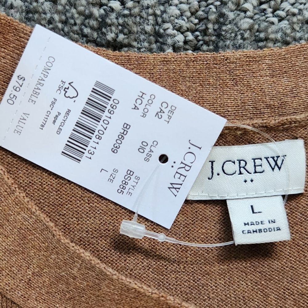 JCrew| Tie-neck bow sweater - Picture 3 of 3